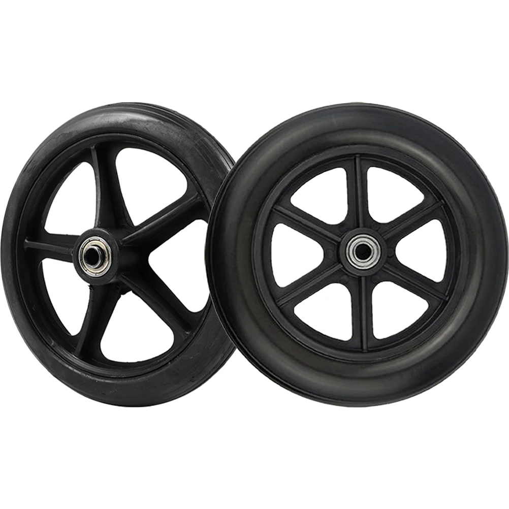 Universal Wheelchair Front Wheel Replacement Heavy Duty Accessory ABS Rubber Smooth Quiet Wear Resistant Strong Bearings
Universal Wheelchair Front Wheel Replacement Heavy Duty Accessory ABS Rubber Smooth Quiet Wear Resistant Strong Bearings