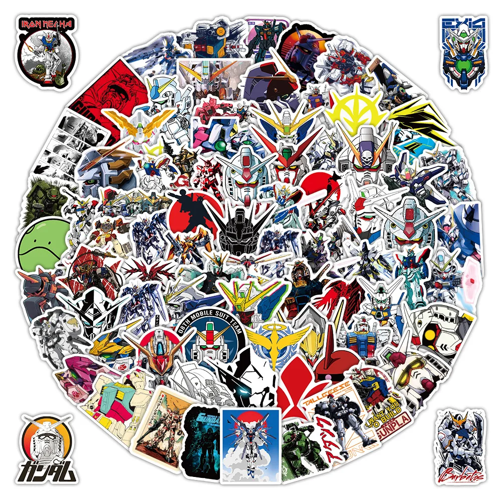 105pcs Mobile Suit Gundam Cartoon Graffiti Stickers Waterproof Decorative Stickers For Laptop Phone Water Cup Guitar Diy Sticker
105pcs Mobile Suit Gundam Cartoon Graffiti Stickers Waterproof Decorative Stickers For Laptop Phone Water Cup Guitar Diy Sticker
