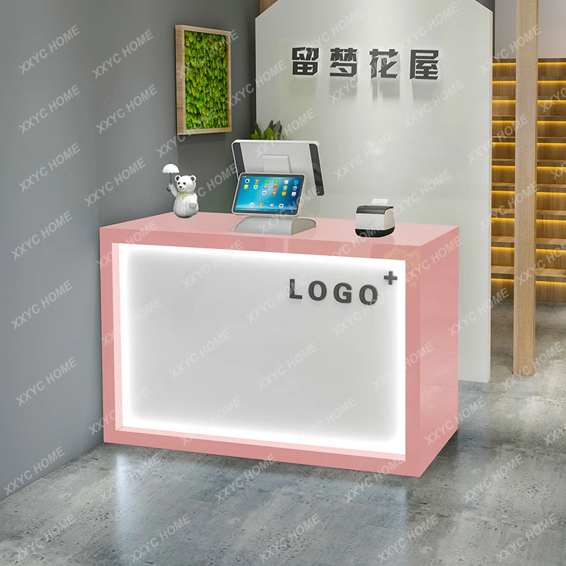 Modern Reception Desk Salon Simple Clothing Store Cash Registers Barber Shop Reception Counter Commercial Furniture
Modern Reception Desk Salon Simple Clothing Store Cash Registers Barber Shop Reception Counter Commercial Furniture