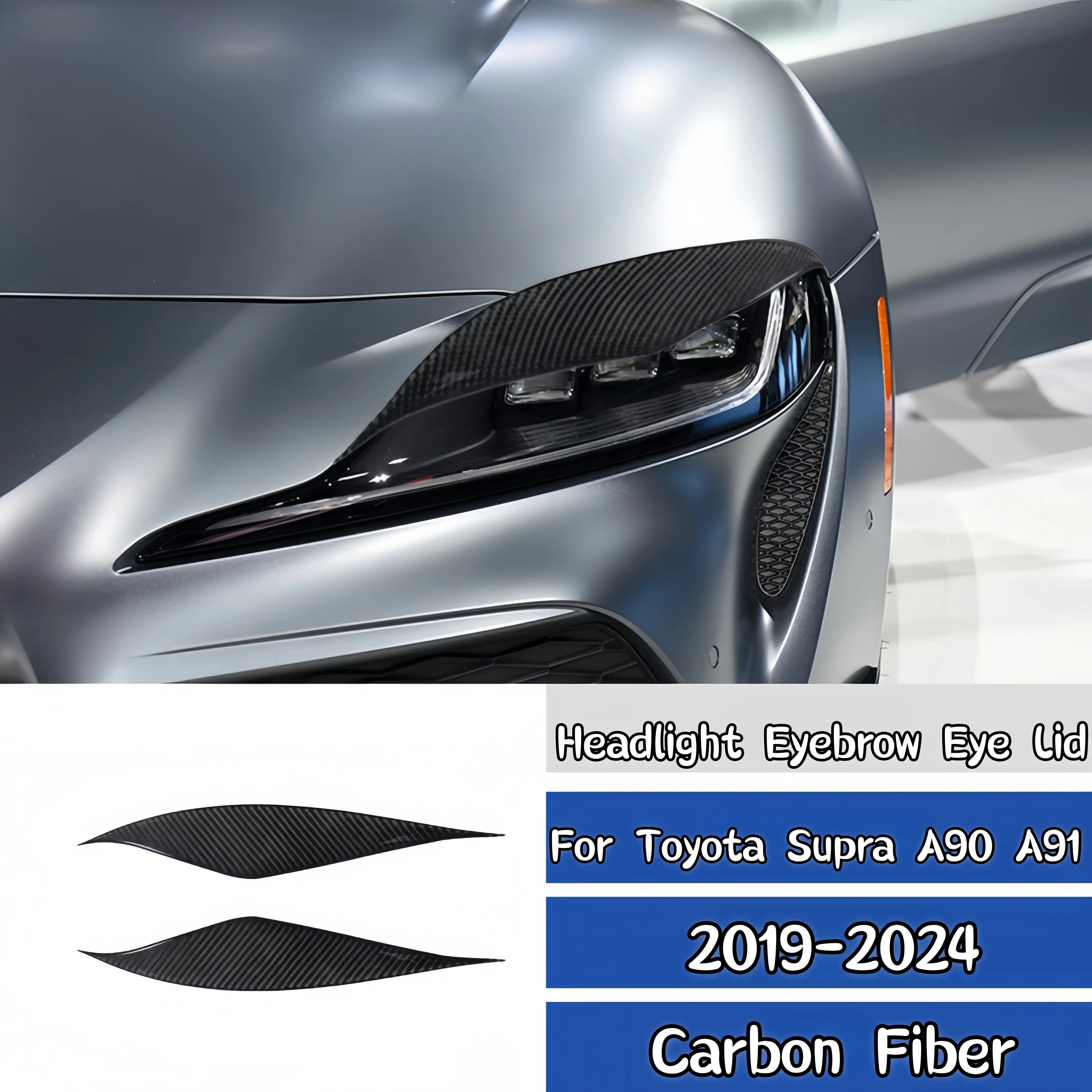 Для Toyota GR Supra A90 A91 MK5 2019-24 автомобильная фара из углеродного волокна, крышка для бровей, декоративная наклейка, аксессуары для интерьера
Для Toyota GR Supra A90 A91 MK5 2019-24 автомобильная фара из углеродного волокна, крышка для бровей, декоративная наклейка, аксессуары для интерьера