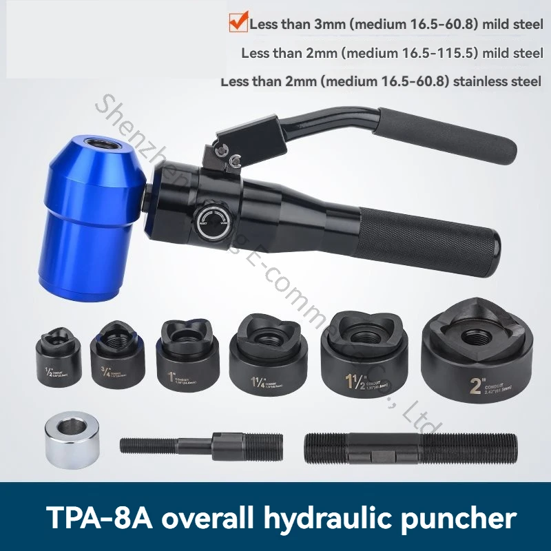 Manual Overall TPA-8 Hydraulic Universal Drilling Tool, Stainless Steel Metal Plate Drilling Machine, Hydraulic Drilling Tool
Manual Overall TPA-8 Hydraulic Universal Drilling Tool, Stainless Steel Metal Plate Drilling Machine, Hydraulic Drilling Tool