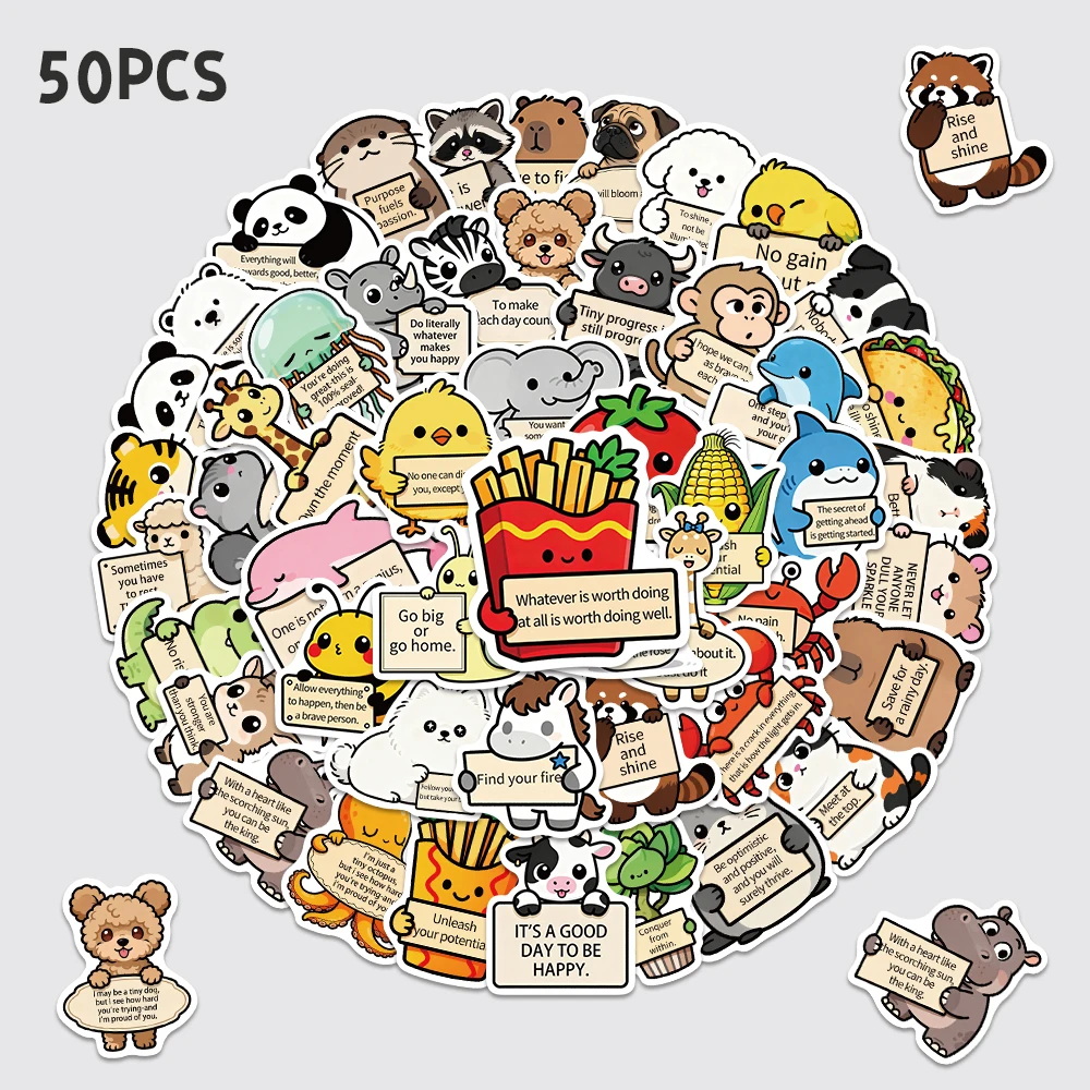 50PCS Funny Emotional Support Animals Sticker Cute Inspirational Buddies for Water Bottles Laptops Phones Positive Quote Decals
50PCS Funny Emotional Support Animals Sticker Cute Inspirational Buddies for Water Bottles Laptops Phones Positive Quote Decals