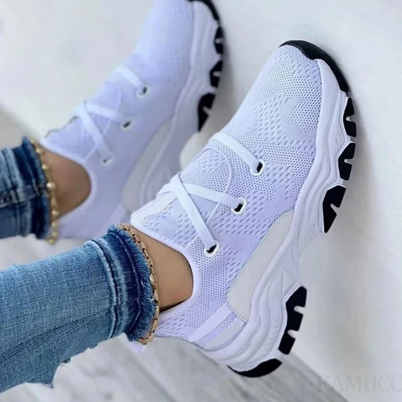 New White Sneakers Women Solid Color Shoes Woman Casual Shoes Mesh Breathable Platform Sneakers Ladies Sport Shoes Running
New White Sneakers Women Solid Color Shoes Woman Casual Shoes Mesh Breathable Platform Sneakers Ladies Sport Shoes Running