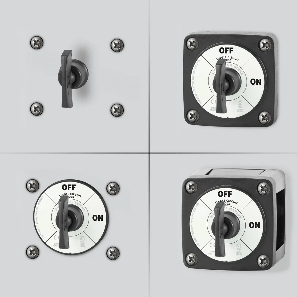 300A 48V Single Battery 2-Position Mass Switch Locking Key Marine Isolator Disconnect Rotary Switch for RV Truck Boat Camping
300A 48V Single Battery 2-Position Mass Switch Locking Key Marine Isolator Disconnect Rotary Switch for RV Truck Boat Camping
