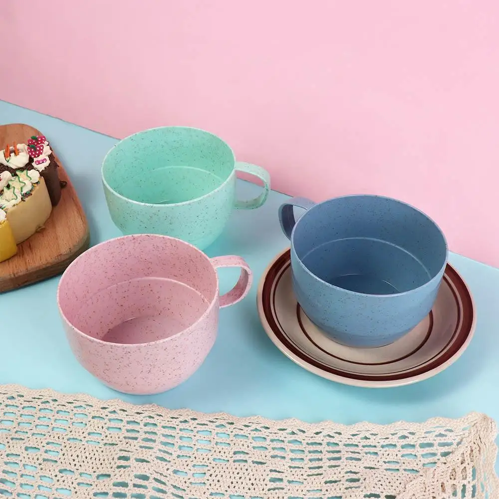 Coffee Mug Drinking Cup Lightweight Simple Flat Bottom with Handle Eco-friendly Kitchen Supplies Drinkware Wheat Straw Cup
Coffee Mug Drinking Cup Lightweight Simple Flat Bottom with Handle Eco-friendly Kitchen Supplies Drinkware Wheat Straw Cup
