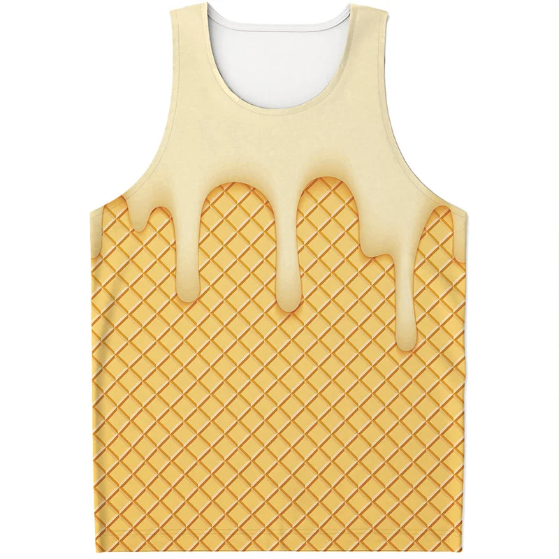 Colorful Ice Cream 3D Printed Tank Top For Men Summer Cartoon Gym Fitness Sleeveless Shirts Fashion Oversized Tee Shirt Tops
Colorful Ice Cream 3D Printed Tank Top For Men Summer Cartoon Gym Fitness Sleeveless Shirts Fashion Oversized Tee Shirt Tops