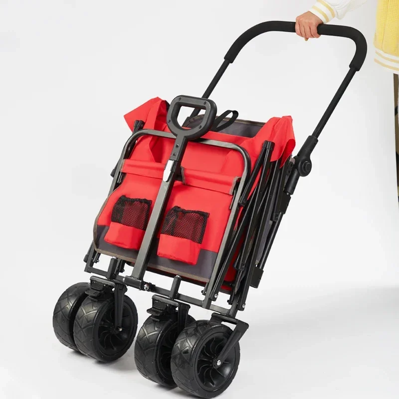 All-terrain 4-Wheels Folding Wagon Outdoor Camp Beach Wagon Cart Collapsible Car
All-terrain 4-Wheels Folding Wagon Outdoor Camp Beach Wagon Cart Collapsible Car