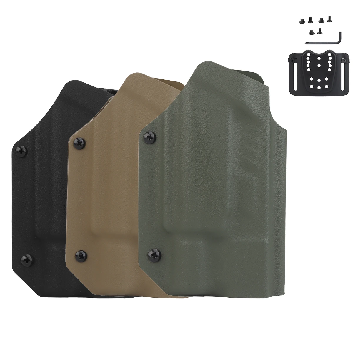 Tactical Holster For Glock 17/19/19X/45 Compatible X300 Flashlight Hunting Holster With QLS Quick Release Kit
Tactical Holster For Glock 17/19/19X/45 Compatible X300 Flashlight Hunting Holster With QLS Quick Release Kit