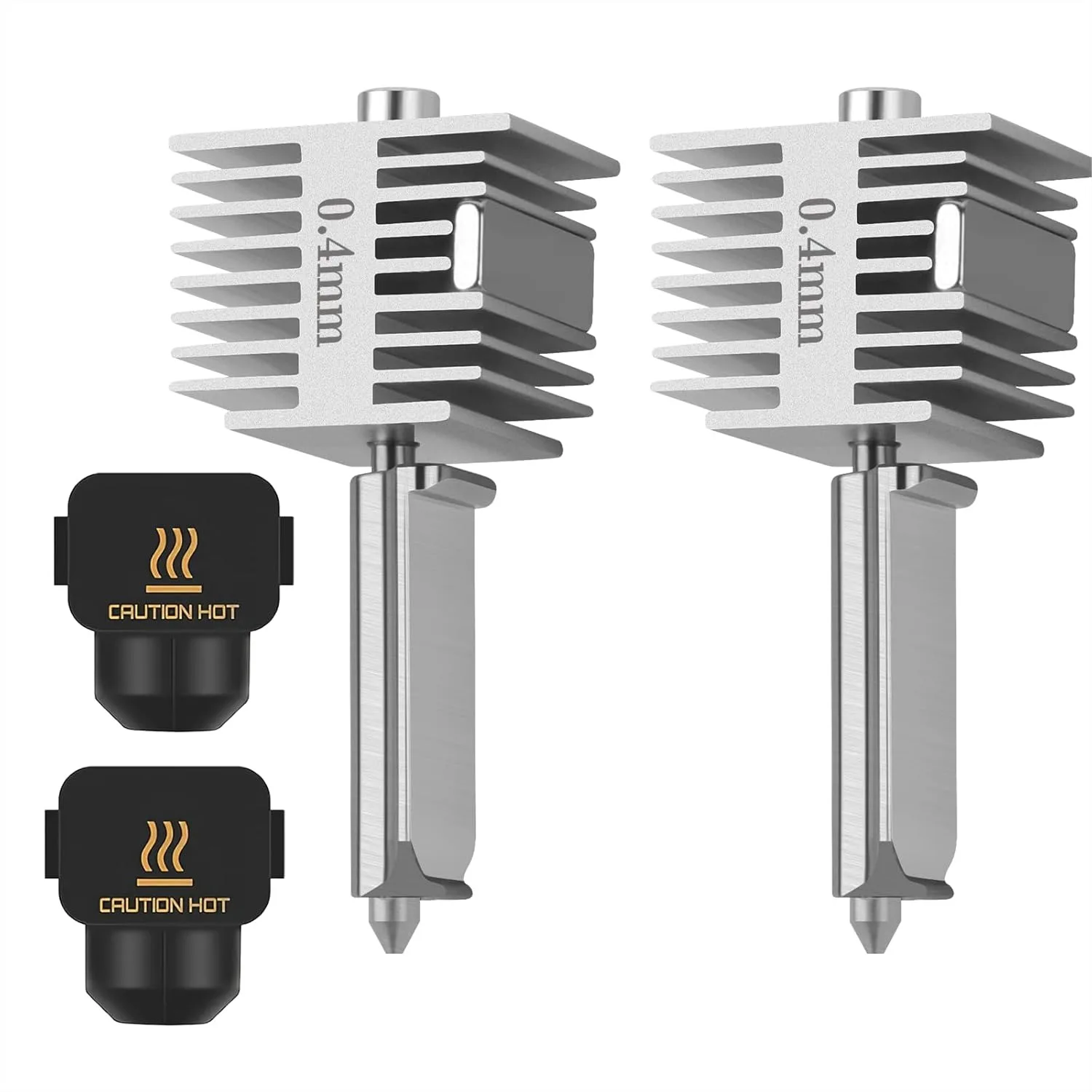 Upgrade Hotend with 0.4mm Stainless Steel Nozzle, High Speed & Temp, All-Metal Integrated Design for A1/A1 Mini 3D Printers-2PCS
Upgrade Hotend with 0.4mm Stainless Steel Nozzle, High Speed & Temp, All-Metal Integrated Design for A1/A1 Mini 3D Printers-2PCS