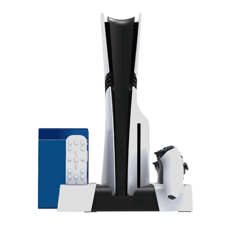 AC57-для PS5 Slim/PS5 Pro Вертикальная охлаждающая подставка с ручкой, двойная зарядная станция с подсветкой и стойкой для хранения игровых дисков
AC57-для PS5 Slim/PS5 Pro Вертикальная охлаждающая подставка с ручкой, двойная зарядная станция с подсветкой и стойкой для хранения игровых дисков