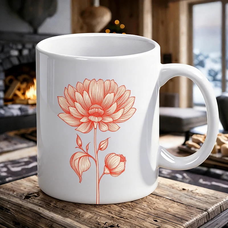 Botanical Beauty A Delicate Dahlia in Coral and Cream Mug Coffee Cup Ceramic Cup with Juneteenth print
Botanical Beauty A Delicate Dahlia in Coral and Cream Mug Coffee Cup Ceramic Cup with Juneteenth print