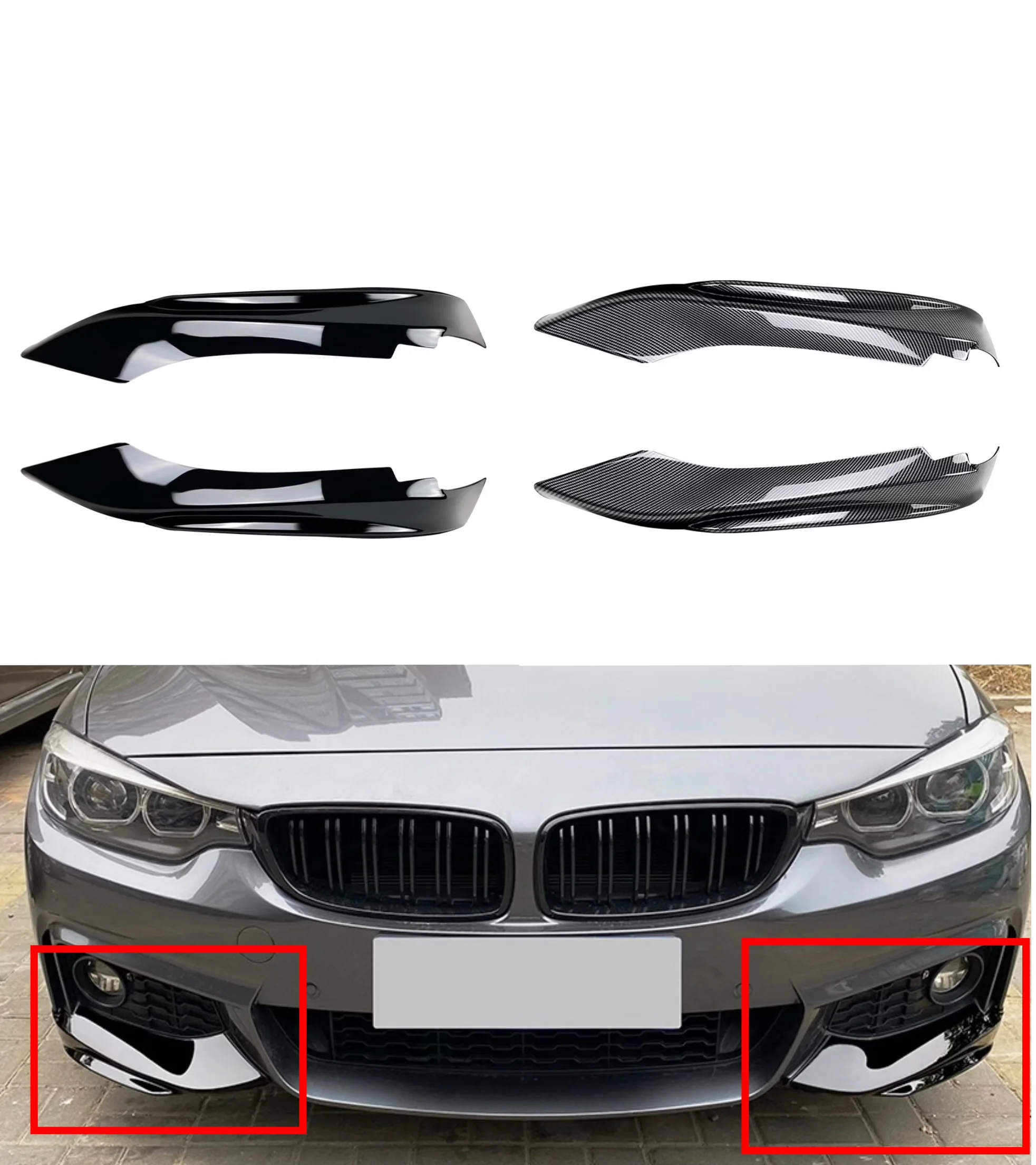 Front Bumper Diffuser Side Parts Splitter Angle For BMW F32 F33 F36 4 Series 2014 - 2020 M-Sport M-Tech (M Sport Models Only)
Front Bumper Diffuser Side Parts Splitter Angle For BMW F32 F33 F36 4 Series 2014 - 2020 M-Sport M-Tech (M Sport Models Only)