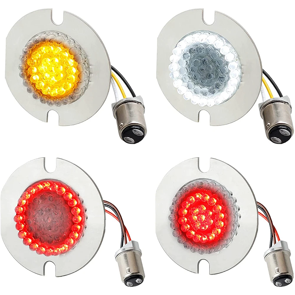 4pcs Bullet Style 1156 1157 Amber LED Turn Signal Light Bulbs for Harly Electra Road Tour Glide Fatboy
4pcs Bullet Style 1156 1157 Amber LED Turn Signal Light Bulbs for Harly Electra Road Tour Glide Fatboy