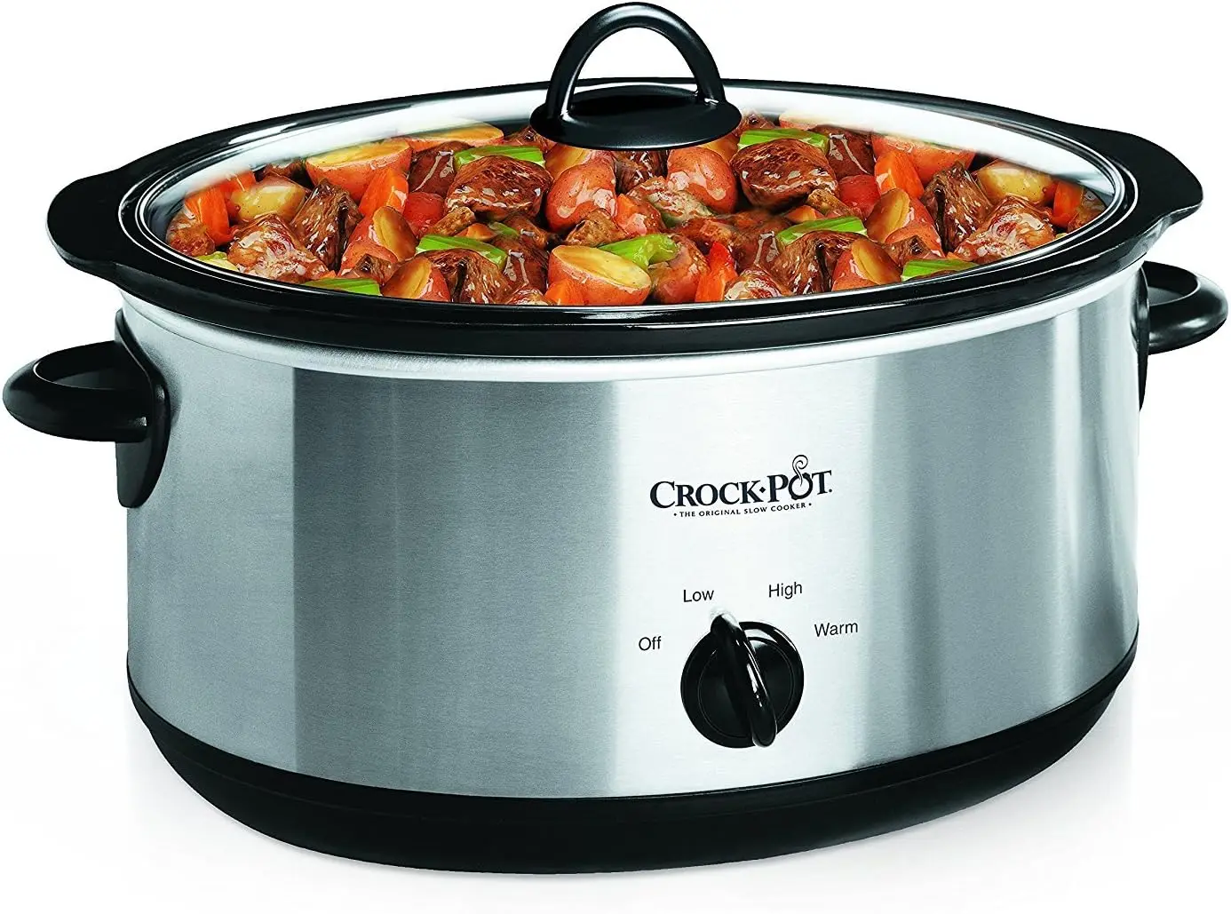 Crock-Pot 7 Quart Oval Manual Slow Cooker, Stainless Steel (SCV700-S-BR), Versatile Cookware for Large Families or Entertaining
Crock-Pot 7 Quart Oval Manual Slow Cooker, Stainless Steel (SCV700-S-BR), Versatile Cookware for Large Families or Entertaining