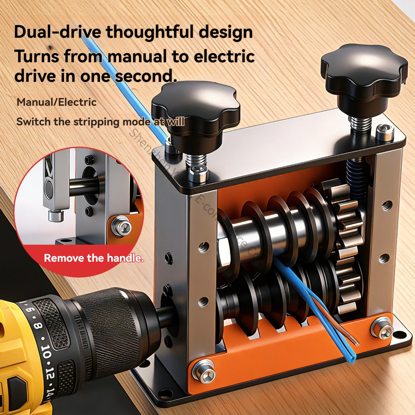 Manual Wire Stripping Machine Small Household 1-17mm Multifunctional and Efficient Hand Cranked Wire Stripping Machine
Manual Wire Stripping Machine Small Household 1-17mm Multifunctional and Efficient Hand Cranked Wire Stripping Machine
