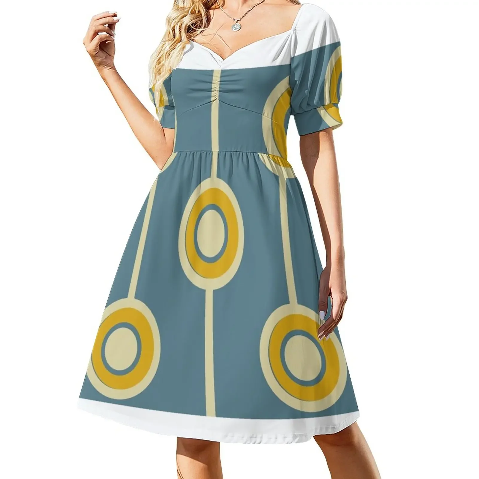 60s 70s Vintage Retro Groovy Hippie Circle Classic Mustard Yellow Pale Green Short-Sleeved Dress Summer skirt Woman fashion
60s 70s Vintage Retro Groovy Hippie Circle Classic Mustard Yellow Pale Green Short-Sleeved Dress Summer skirt Woman fashion