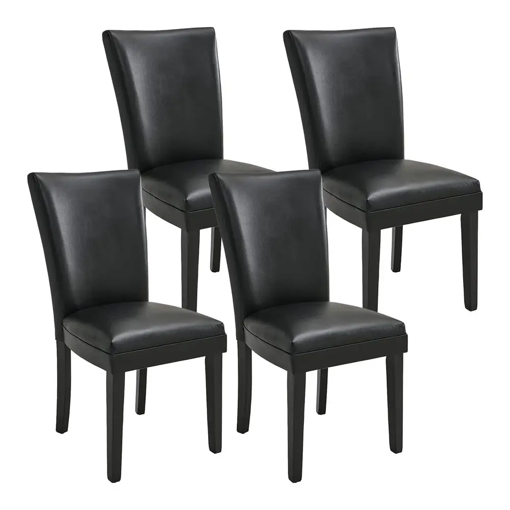 of 4 Dining Chairs, Modern holstered Parsons Chairs with Wooden Legs and Leather Finish, Ideal for Kitchen, Dining Room amp C
of 4 Dining Chairs, Modern holstered Parsons Chairs with Wooden Legs and Leather Finish, Ideal for Kitchen, Dining Room amp C