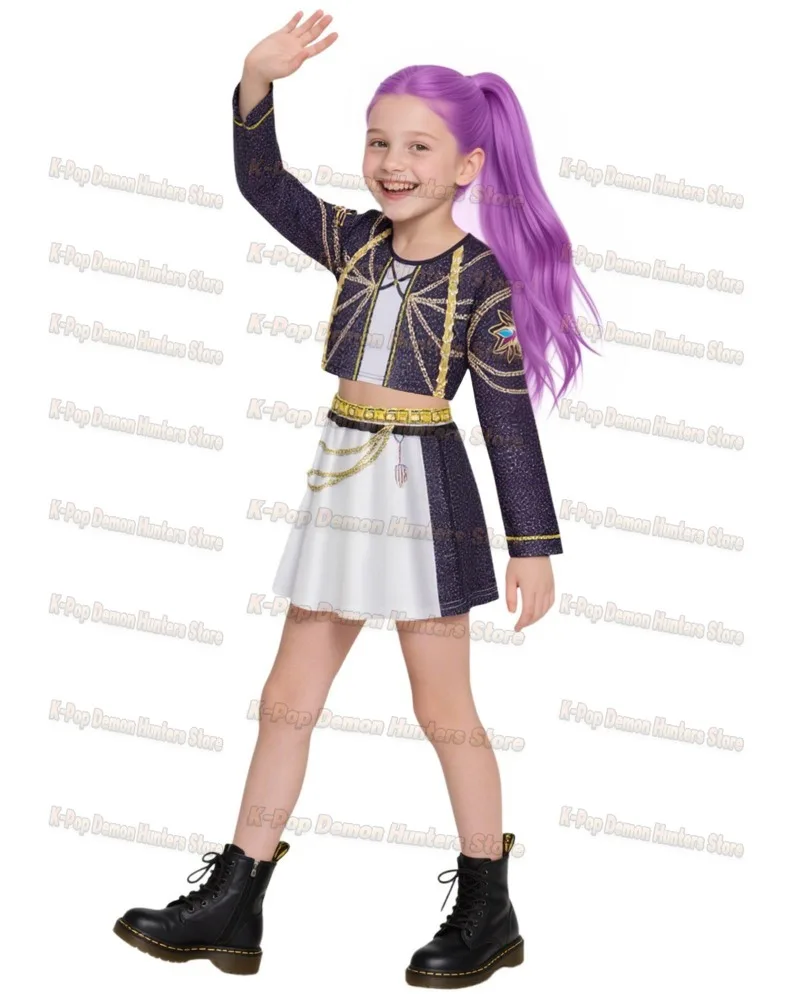 Girls Skirt Set Dress Kid Long Sleeve Top and Skirt Pop Singer Outfit 5-12Y
Girls Skirt Set Dress Kid Long Sleeve Top and Skirt Pop Singer Outfit 5-12Y
