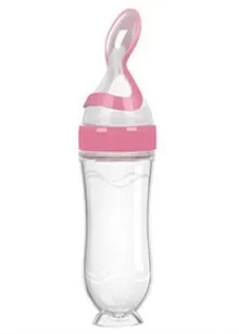 New Infant Babies Liquid Food Cereals Feeder Utensils Safety Tools Newborn Squeeze Feeding Bottle Silicone Food Dispensing Spoon
New Infant Babies Liquid Food Cereals Feeder Utensils Safety Tools Newborn Squeeze Feeding Bottle Silicone Food Dispensing Spoon
