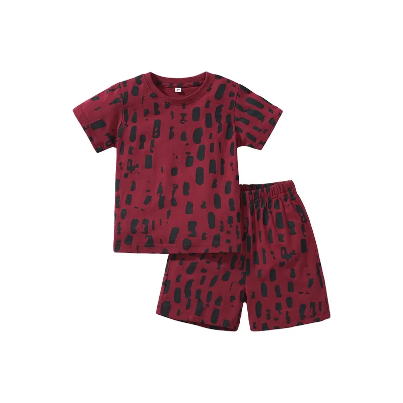 Summer New Children's Short-Sleeved Suit Fashion 100% Cotton Coat Fifth Pants Two-Piece Children's ClothingBaist
Summer New Children's Short-Sleeved Suit Fashion 100% Cotton Coat Fifth Pants Two-Piece Children's ClothingBaist