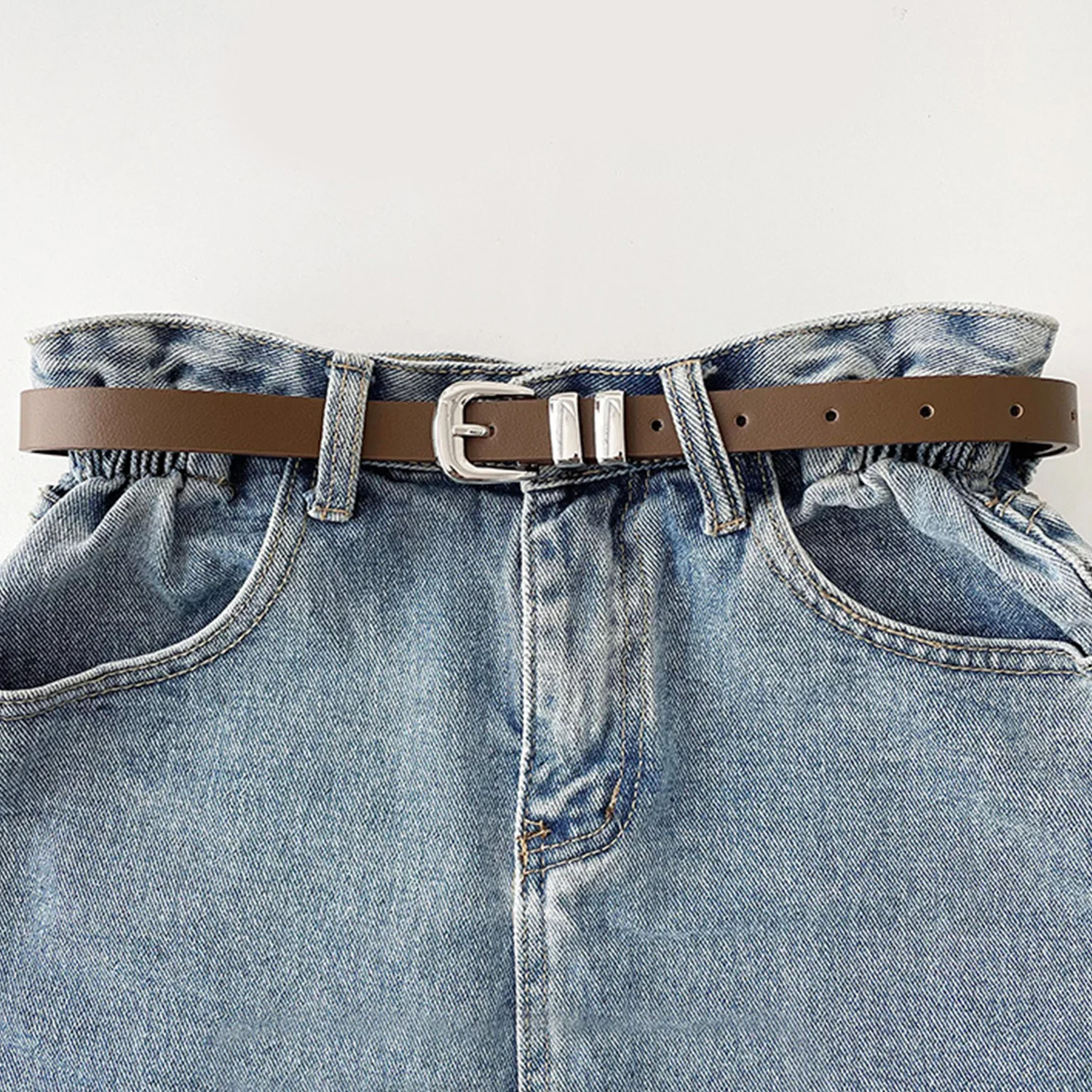 1 PC Retro PU Leather Belt For Women Unisex Belts Buckle Luxury Belts Women Jeans Waist Belts Men Waistband Thin Belts
1 PC Retro PU Leather Belt For Women Unisex Belts Buckle Luxury Belts Women Jeans Waist Belts Men Waistband Thin Belts