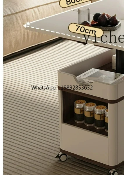 Zz living room home mobile coffee table living room sofa lifting folding side table storage trolley balcony small tea table
Zz living room home mobile coffee table living room sofa lifting folding side table storage trolley balcony small tea table