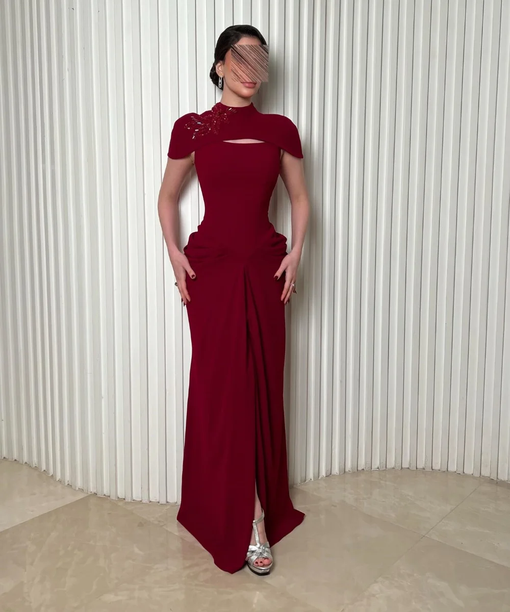 Customized High Quality Jersey Pleat Sequined Trumpet High Collar Long Bespoke Occasion Evening Dresses Fashion
Customized High Quality Jersey Pleat Sequined Trumpet High Collar Long Bespoke Occasion Evening Dresses Fashion