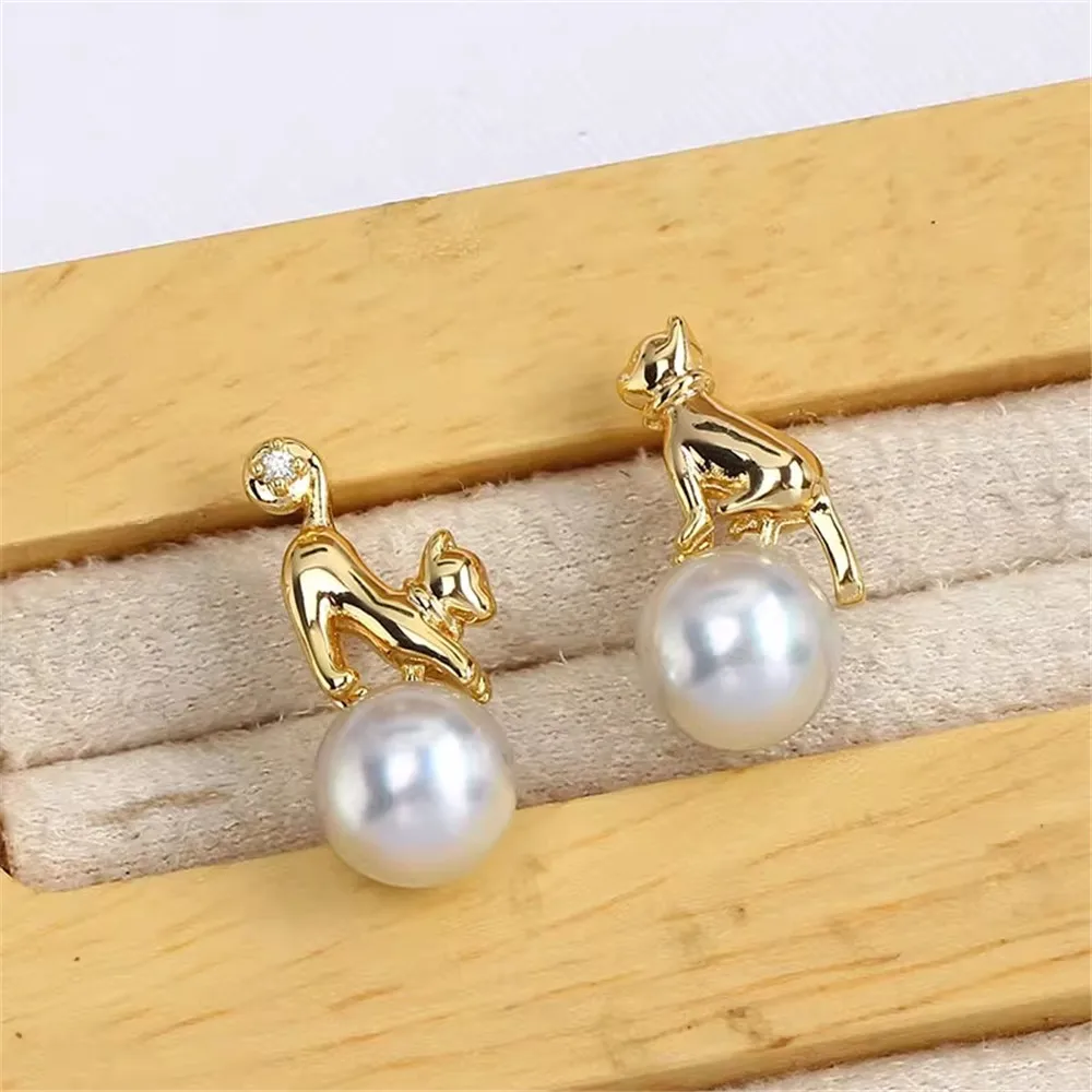 Gold Plated Pearl Earring Settings, DIY Jewelry Making Supplies, Blank Ear Stud Bases for Handmade Accessories, 1pair No Pearl
Gold Plated Pearl Earring Settings, DIY Jewelry Making Supplies, Blank Ear Stud Bases for Handmade Accessories, 1pair No Pearl