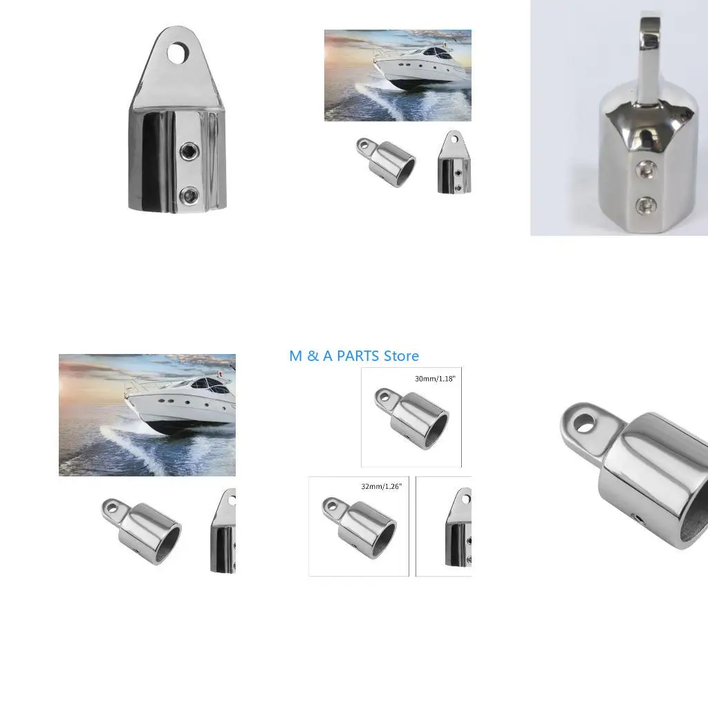 U1JF Professional Bimini Top Caps Tube Eye End Top Fitting Marine 316 Stainless Steel Bimini Canopy Hardware Easy Installs
U1JF Professional Bimini Top Caps Tube Eye End Top Fitting Marine 316 Stainless Steel Bimini Canopy Hardware Easy Installs