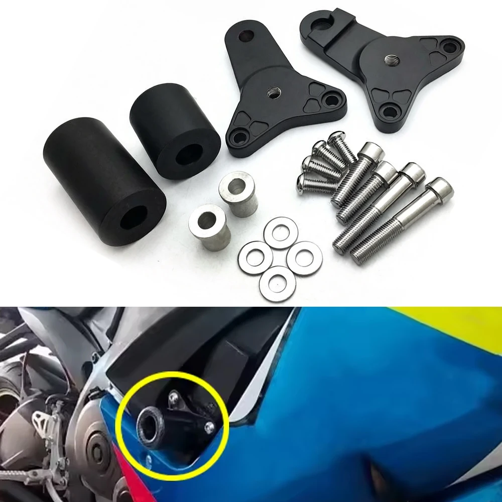 Motorcycle Frame Sliders Crash Falling Protection Engine Protector Fit For Suzuki GSX-R 600 GSX-R 750 2011 2012 2013 2014 2015
Motorcycle Frame Sliders Crash Falling Protection Engine Protector Fit For Suzuki GSX-R 600 GSX-R 750 2011 2012 2013 2014 2015