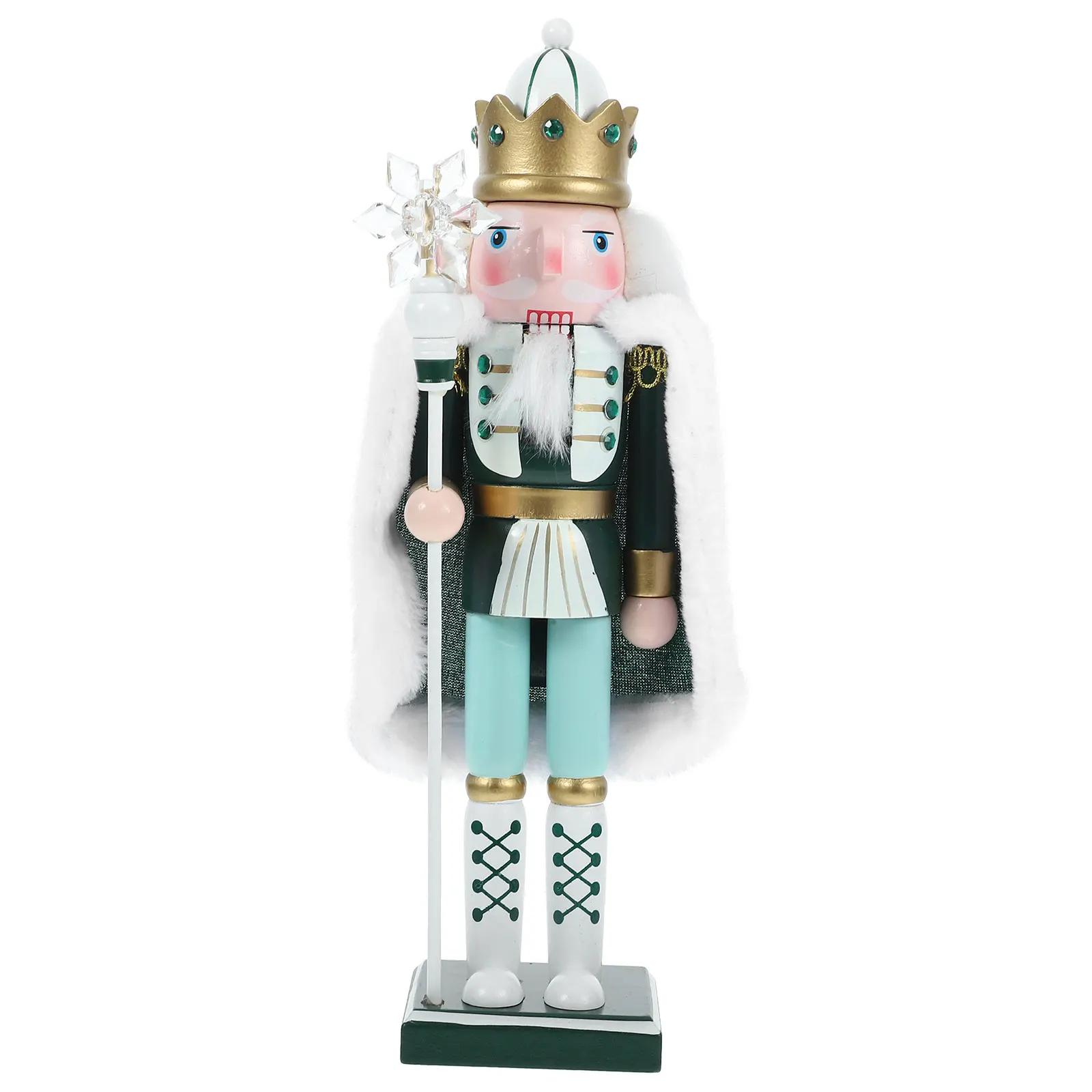 Nutcracker 30CM Christmas Tree Decor Wooden Puppet Desk Statue Xmas Gift Miniature Model
Nutcracker 30CM Christmas Tree Decor Wooden Puppet Desk Statue Xmas Gift Miniature Model