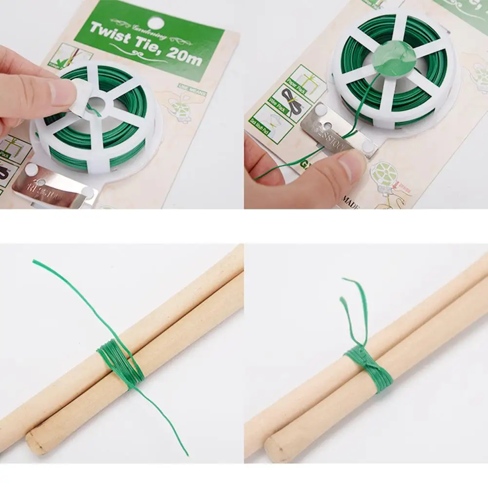 2PCS Gardening Cable Ties Flexible Iron Wire Plastic Coated for Plants Flowers Trees Electrical Wire Organizing Tool Zero
2PCS Gardening Cable Ties Flexible Iron Wire Plastic Coated for Plants Flowers Trees Electrical Wire Organizing Tool Zero