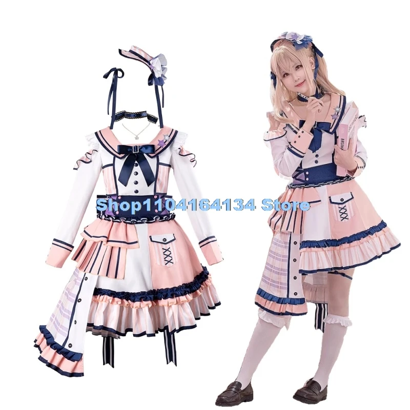 Ichigaya Arisa Cosplay costume BanG Dream! Poppin Party Wig pink JK uniform Women Bandori Cosplay Ichigaya Arisa dress costume
Ichigaya Arisa Cosplay costume BanG Dream! Poppin Party Wig pink JK uniform Women Bandori Cosplay Ichigaya Arisa dress costume