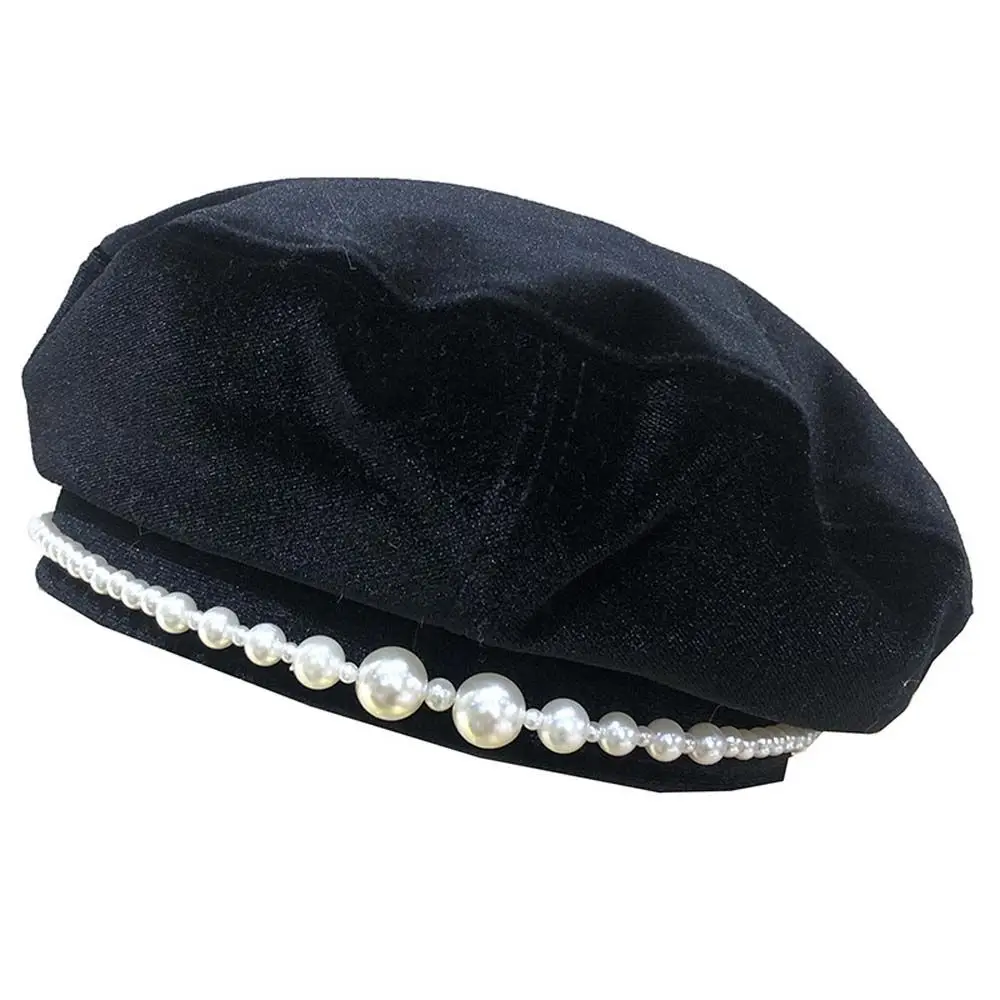Simple Warm Autumn Girl All-match Pearl Korean Style Hat Painter Hat Velvet Berets Women Octagonal Cap
Simple Warm Autumn Girl All-match Pearl Korean Style Hat Painter Hat Velvet Berets Women Octagonal Cap