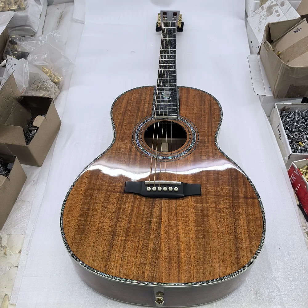 OOO45 Series Acoustic Guitar Ebony Fingerboard with Large Flower Vase 20 Frets Professional Performance Guitar
OOO45 Series Acoustic Guitar Ebony Fingerboard with Large Flower Vase 20 Frets Professional Performance Guitar