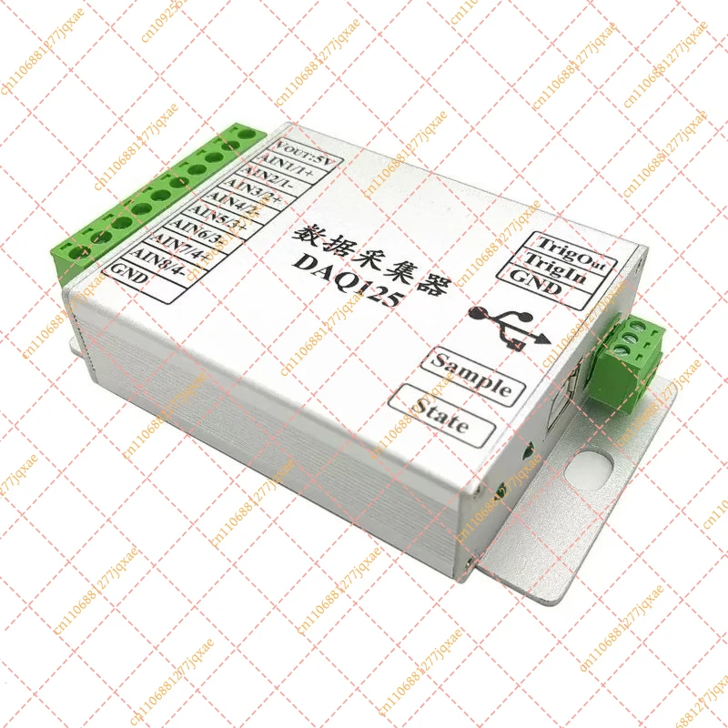 High Speed Data Collector DAQ125, AD7606B 16Bit 8-Channel Synchronous 800K Sampling Rate USB Real-Time Transmission
High Speed Data Collector DAQ125, AD7606B 16Bit 8-Channel Synchronous 800K Sampling Rate USB Real-Time Transmission