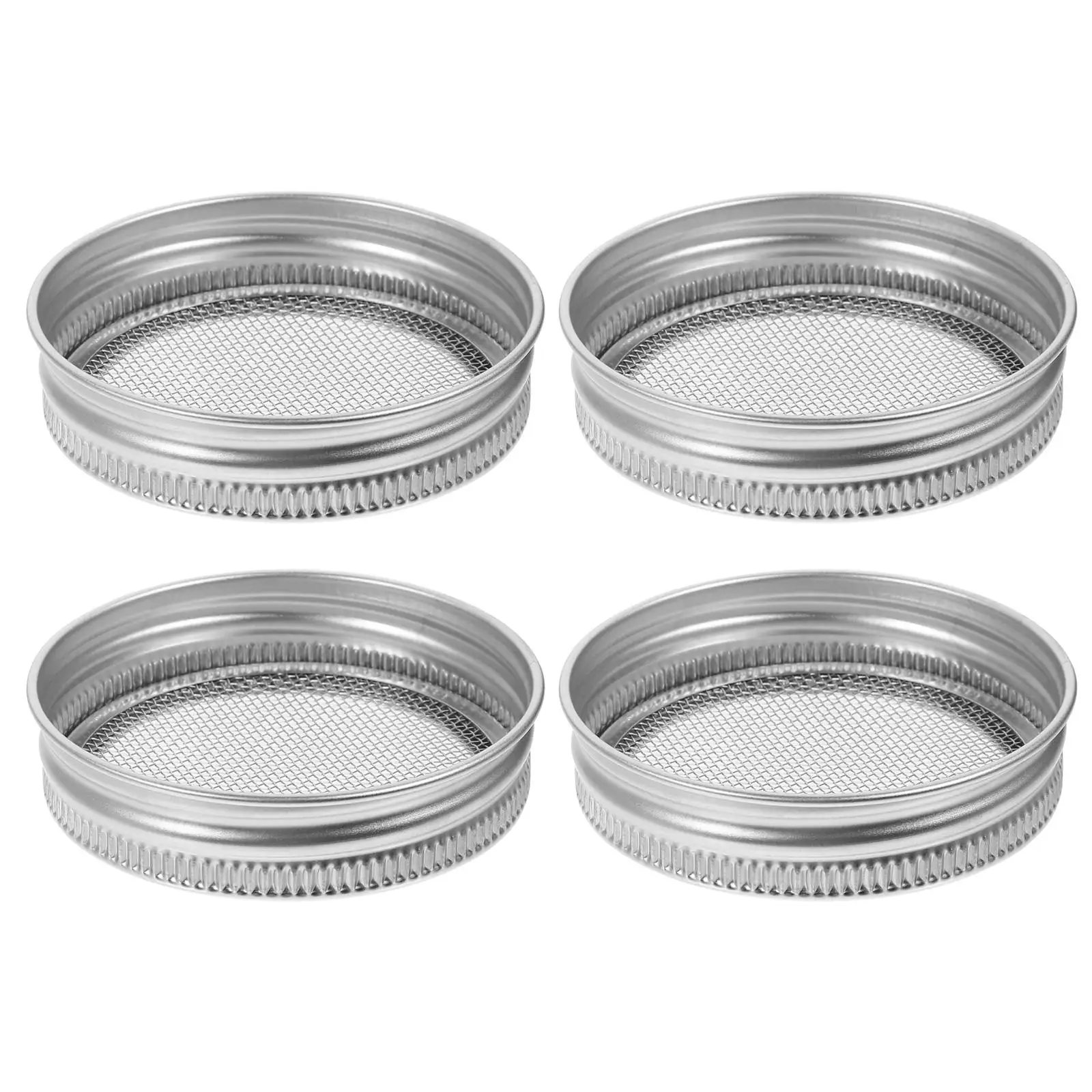 4 Pcs Stainless Steel Mesh Cover 70 86mm Sprouting Jar Lids Replacement Jar Lids Holes Coffee Sugar Flour Sieve Filter
4 Pcs Stainless Steel Mesh Cover 70 86mm Sprouting Jar Lids Replacement Jar Lids Holes Coffee Sugar Flour Sieve Filter