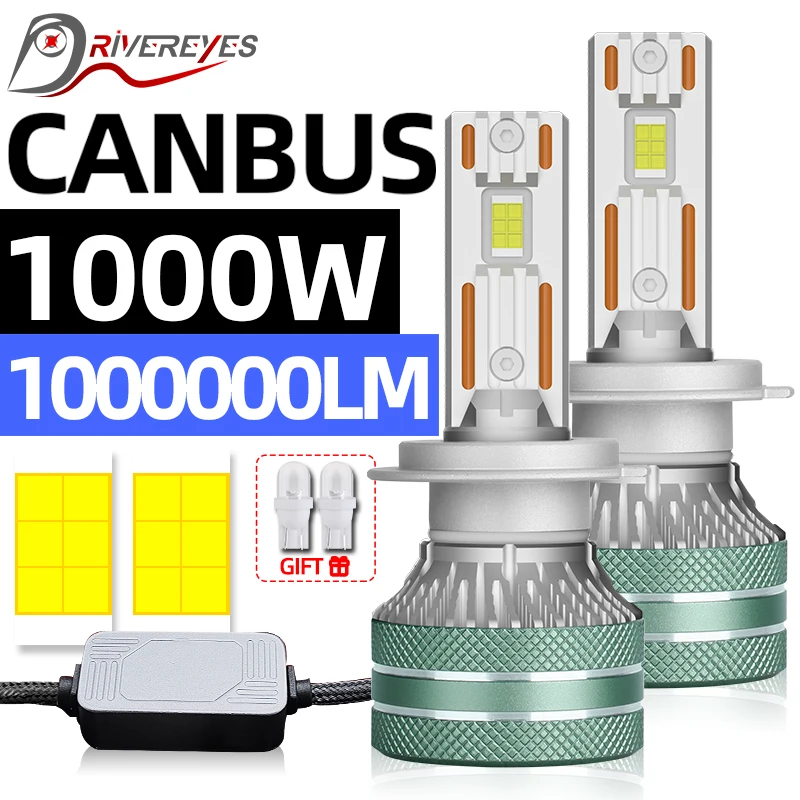 Фонари головного света K5C, H7, 1000 Вт, Canbus, без ошибок, 5570 CSP, светодиодный H4, H3, H11, H8, H1, 9005, 9006, HB3, HB4, 9012, HIR2, H9, автомобильные фары T10, противотуманные фары
Фонари головного света K5C, H7, 1000 Вт, Canbus, без ошибок, 5570 CSP, светодиодный H4, H3, H11, H8, H1, 9005, 9006, HB3, HB4, 9012, HIR2, H9, автомобильные фары T10, противотуманные фары