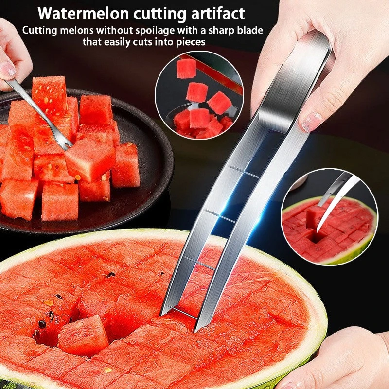 Hot selling household 304 stainless steel convenient fruit slicer for quick cutting of watermelon chunks and cantaloupe slices
Hot selling household 304 stainless steel convenient fruit slicer for quick cutting of watermelon chunks and cantaloupe slices