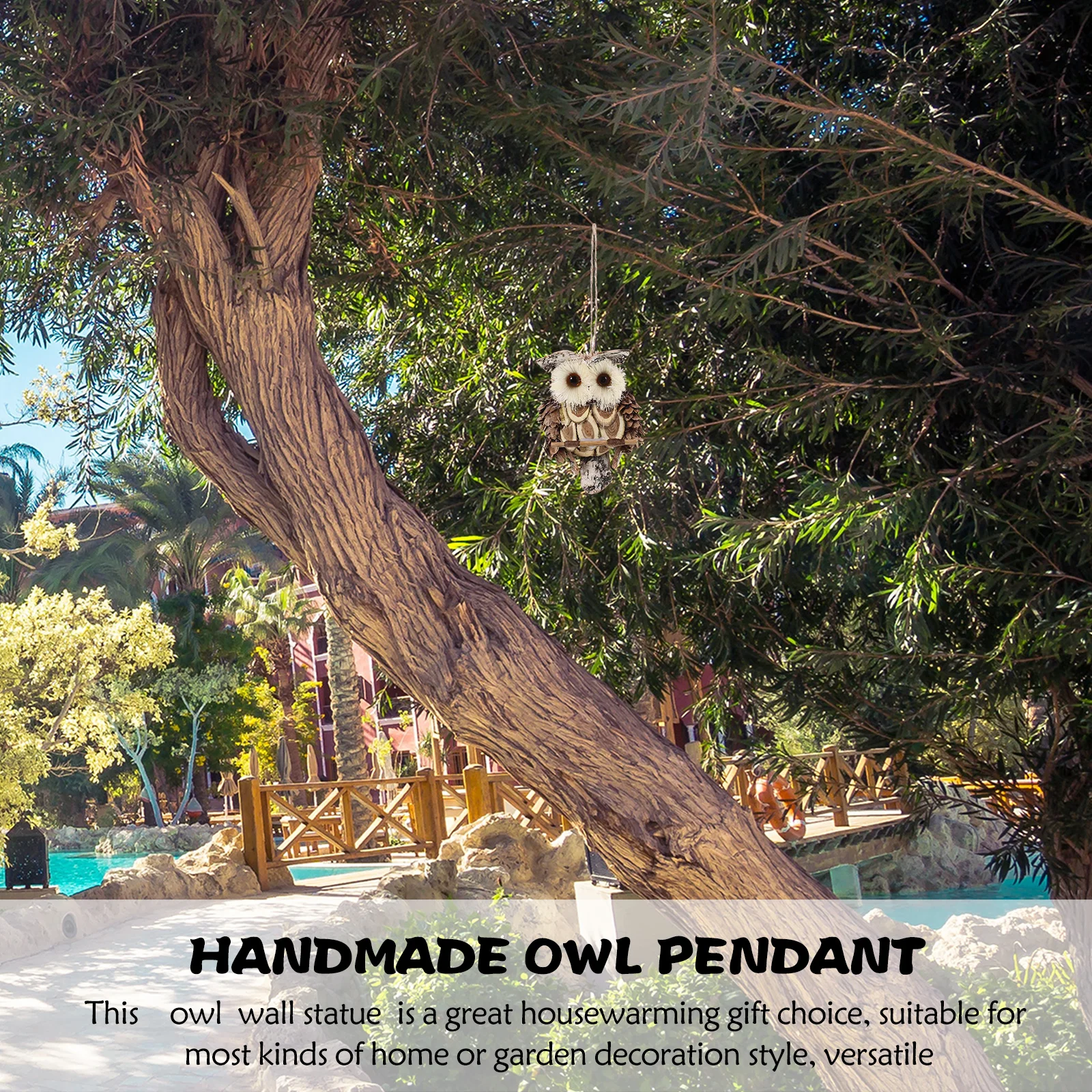 5Pcs Handmade Owl Wall Sculpture Hanging Ornament Natural Straw Wood Owl Decor for Garden Porch Wall Decor Hanging Ornament
5Pcs Handmade Owl Wall Sculpture Hanging Ornament Natural Straw Wood Owl Decor for Garden Porch Wall Decor Hanging Ornament