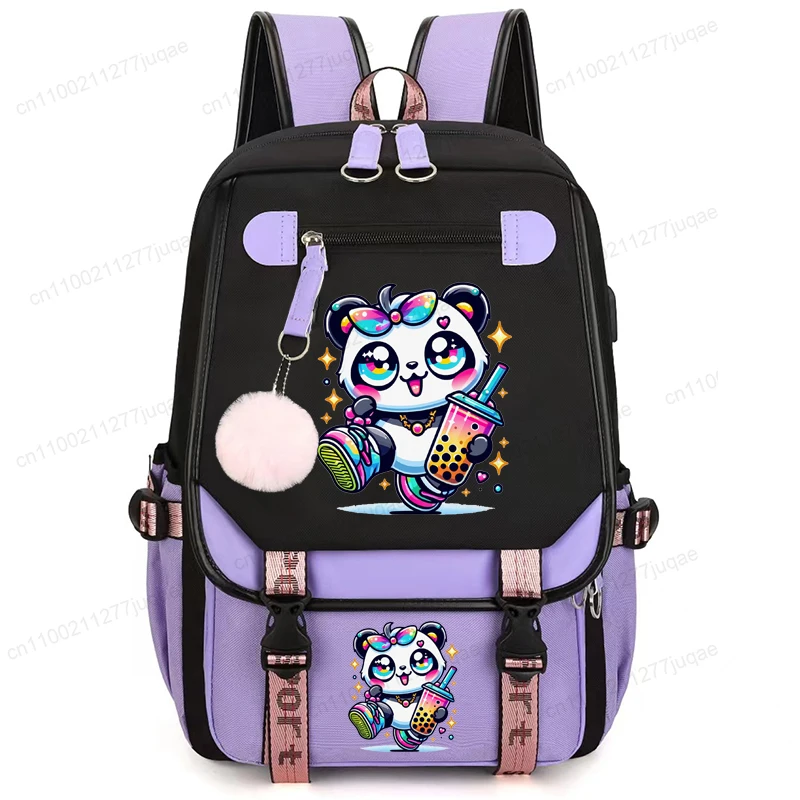 Chibi Panda Drinking Boba Tea Backpack, Cute Anime Fashion School Bag Trendy Teenager Student Bookbag Travel Mochilas Casual Bag
Chibi Panda Drinking Boba Tea Backpack, Cute Anime Fashion School Bag Trendy Teenager Student Bookbag Travel Mochilas Casual Bag