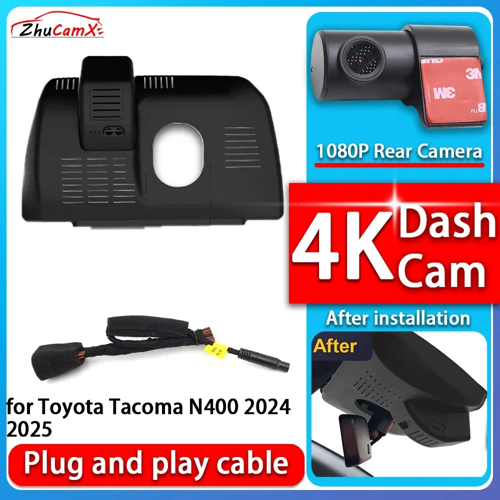 4K 2160P Camera Plug and Play Dash Cam Video Night Vision For Toyota Tacoma N400 2024 2025
4K 2160P Camera Plug and Play Dash Cam Video Night Vision For Toyota Tacoma N400 2024 2025