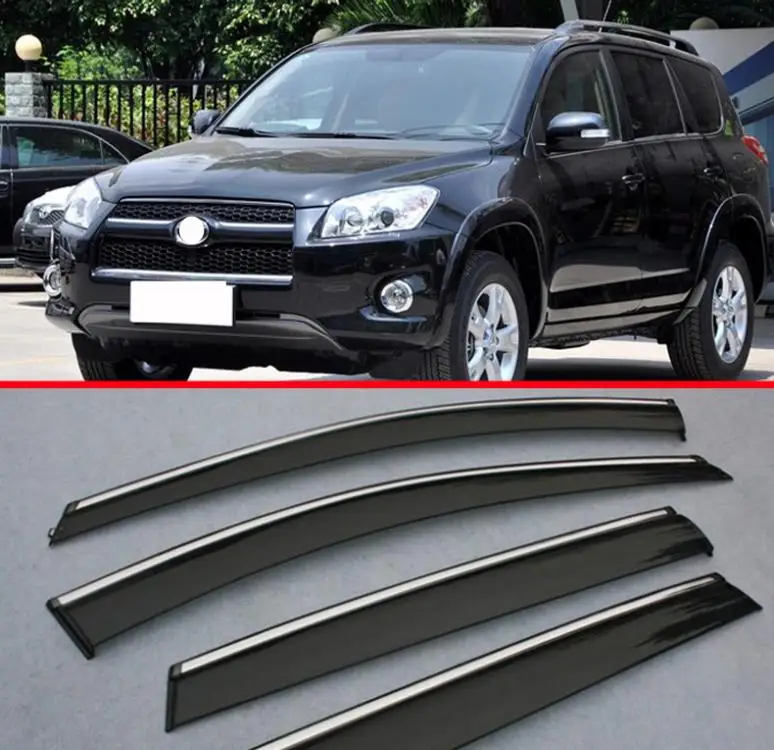 Ветрозащитный Козырек Для Toyota RAV4 2009 2010 2011 2012, защита от дождя/солнца, вентиляция 4p, автомобильные аксессуары, наклейки
Ветрозащитный Козырек Для Toyota RAV4 2009 2010 2011 2012, защита от дождя/солнца, вентиляция 4p, автомобильные аксессуары, наклейки
