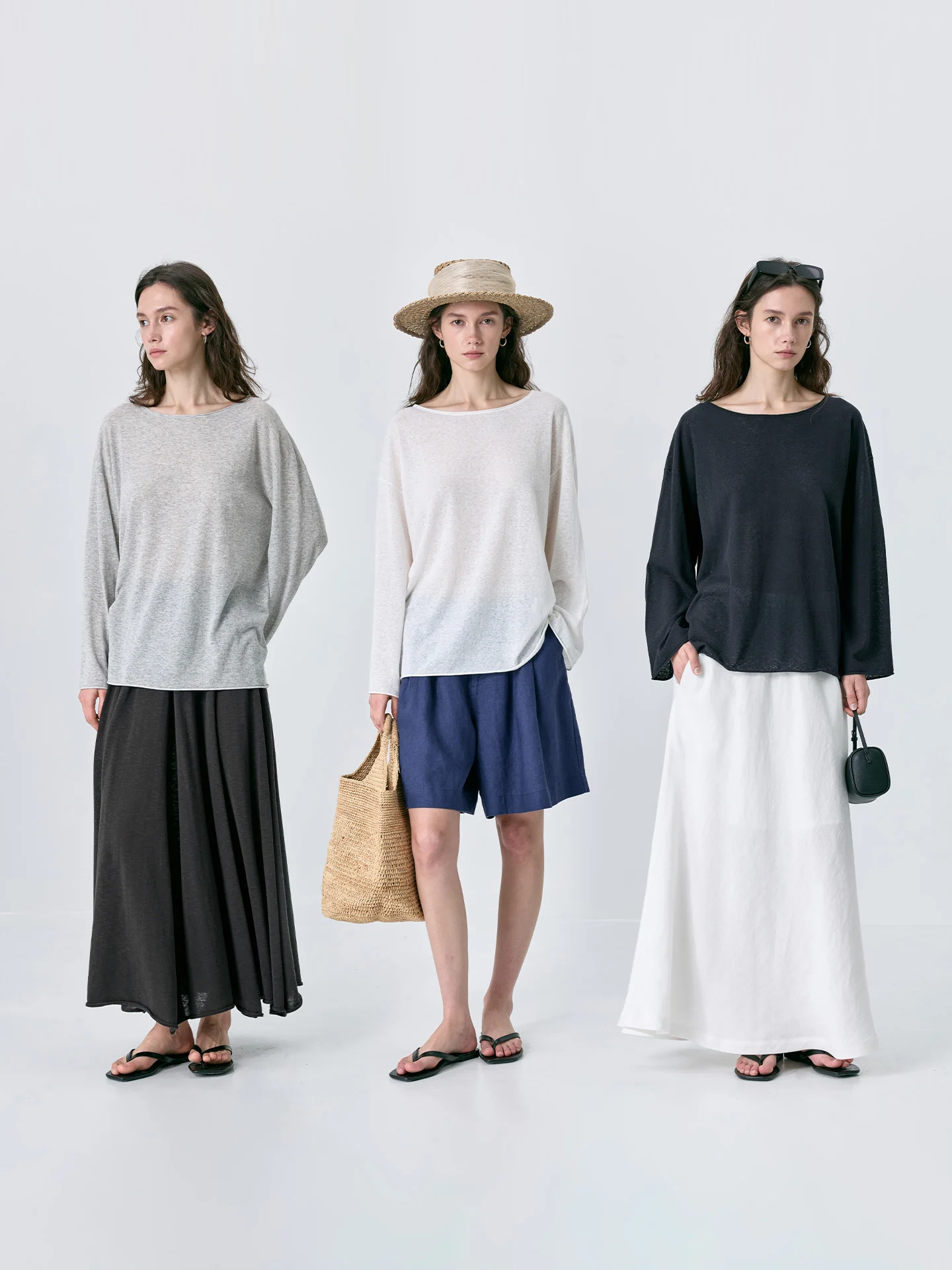 Lightweight Breathable Long Sleeve Knitted Linen Cotton Blend Casual round Neck Pullover Loose Fit Sun Protection Top for Women
Lightweight Breathable Long Sleeve Knitted Linen Cotton Blend Casual round Neck Pullover Loose Fit Sun Protection Top for Women
