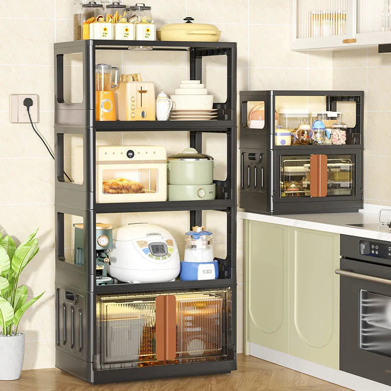 Multifunction Multilevel Folding Kitchen Shelving Kitchenware Fruit and Vegetable Snack Storage Rack A Mobile Trolley
Multifunction Multilevel Folding Kitchen Shelving Kitchenware Fruit and Vegetable Snack Storage Rack A Mobile Trolley