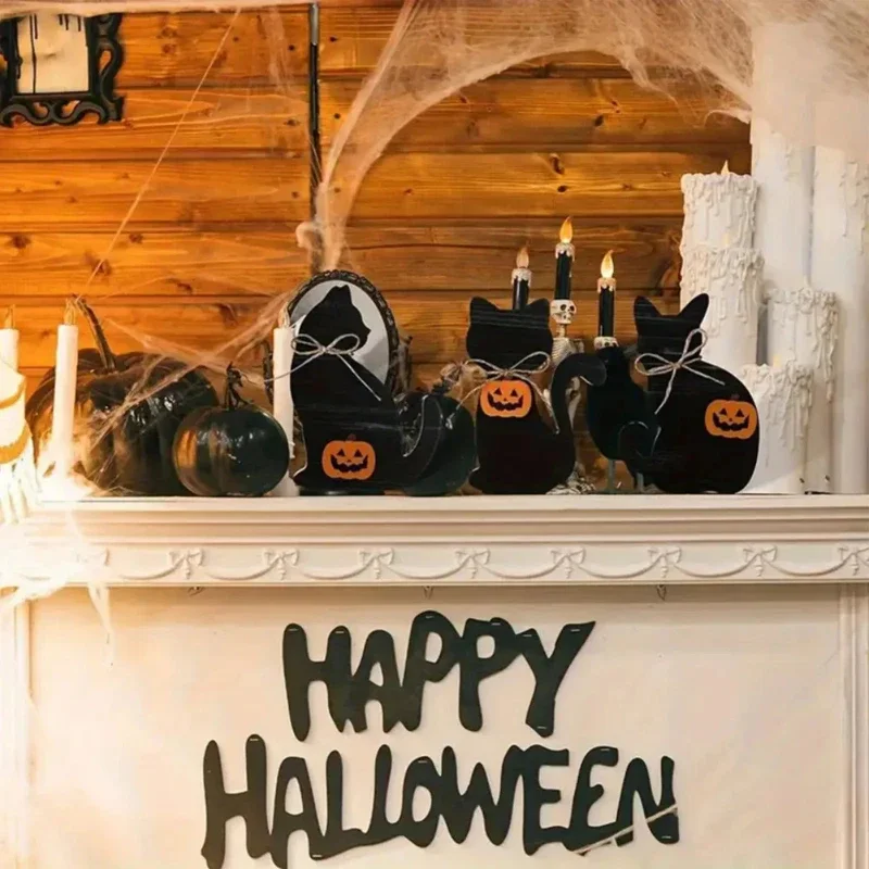 Latest High Quality Halloween Black Cat Wooden Table Cards Rustic Tiered Tray Signs Fall Home Desk Tabletop Decor
Latest High Quality Halloween Black Cat Wooden Table Cards Rustic Tiered Tray Signs Fall Home Desk Tabletop Decor