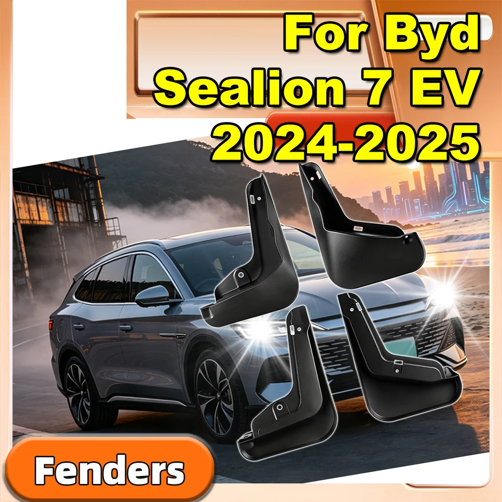 4pcs For Byd Sealion 7 EV 2024 2025 Mud Front Rear Anti-splash Upgrade Mudguards Fender Mudflap Car Accessories
4pcs For Byd Sealion 7 EV 2024 2025 Mud Front Rear Anti-splash Upgrade Mudguards Fender Mudflap Car Accessories