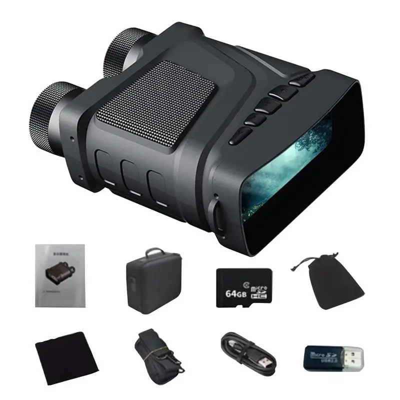 Camera Video Infrared Night Vision Device 4k Full-color High-definition 3 Inch Large Screen Binoculars Night Vision Goggles
Camera Video Infrared Night Vision Device 4k Full-color High-definition 3 Inch Large Screen Binoculars Night Vision Goggles