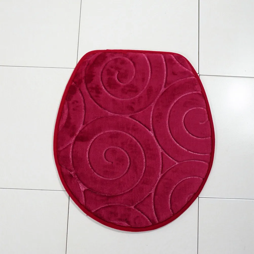 Three Pieces Toilet Decorative Mat Set Embossed Soft Comfortable Nonslip Bathroom Rug Set Toilet Seat Lid Cover Floor Mats Red
Three Pieces Toilet Decorative Mat Set Embossed Soft Comfortable Nonslip Bathroom Rug Set Toilet Seat Lid Cover Floor Mats Red