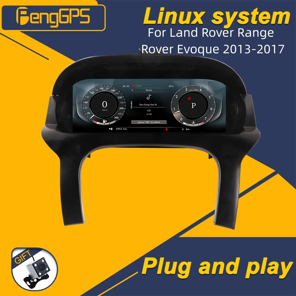 For Land Rover Range Rover Evoque 2013 - 2017 Car LCD Dashboard Digital Cluster Virtual Cockpit Instrument Speedometer Screen
For Land Rover Range Rover Evoque 2013 - 2017 Car LCD Dashboard Digital Cluster Virtual Cockpit Instrument Speedometer Screen